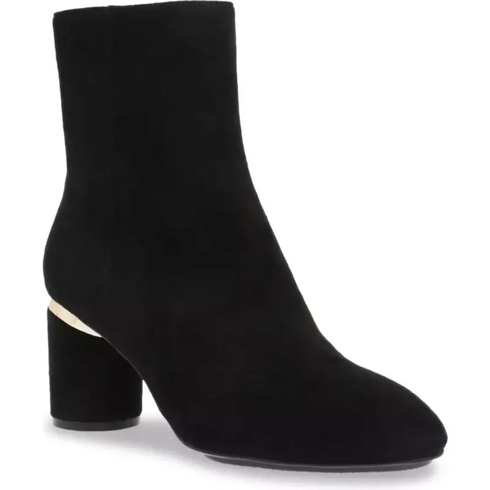 Anne Klein Credence Suede Boots Black Size 8